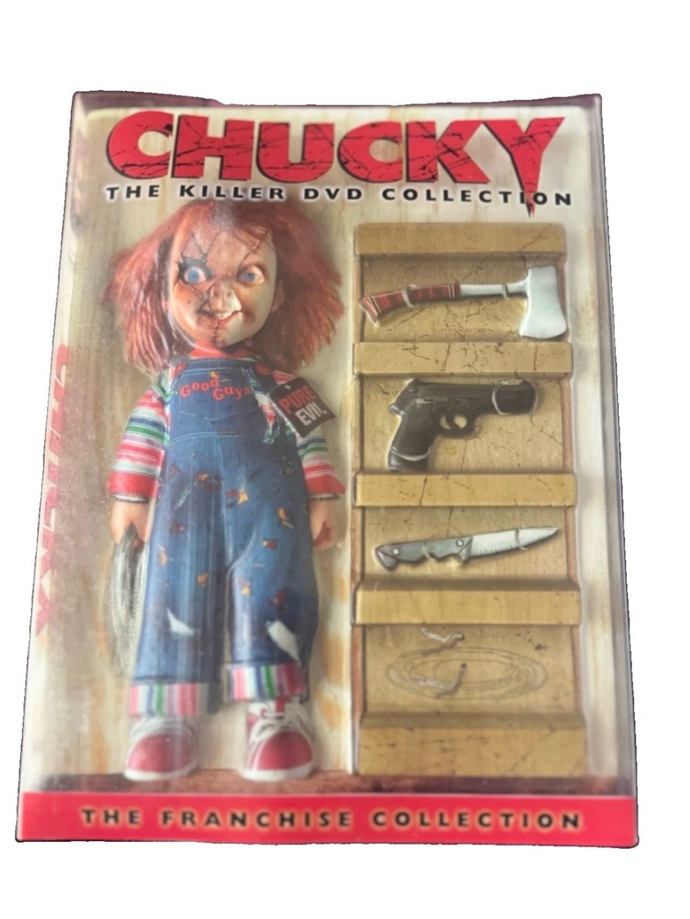 Chucky: The Killer DVD Collection  Four-Movie Set, DVD rare 3-D Slipcover